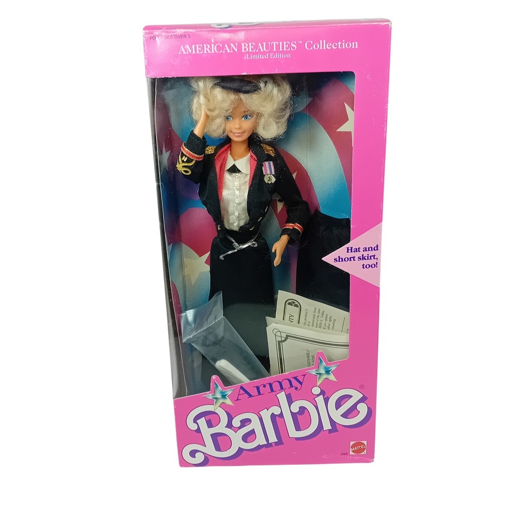 BNIB 1989 Vintage Mattel American Beauties Barbie Doll Special Edition 3966 READ